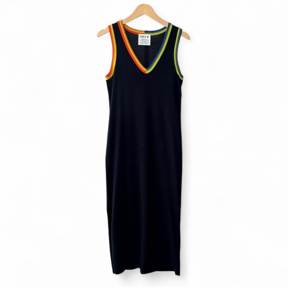 Black Knit Ihara Dress Made by SKFK